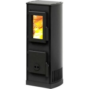 Werkstattofen Megan 2.0 ECS Stahl schwarz 6,2 kW