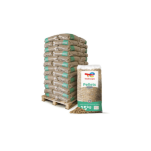 TotalEnergies Holzpellets Premium 15 kg 65 Sack 975 kg Palette