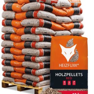 Heizfuxx Holzpellets Red 15 kg Sack Palette