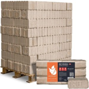 Heizfuxx Holzbriketts Hartholz RUF Original 10 kg Palette