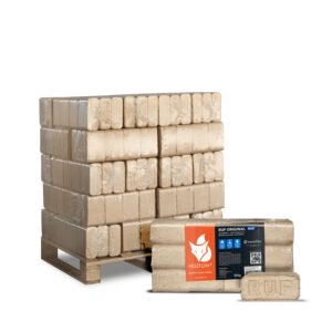 Heizfuxx Holzbriketts Weichholz RUF Original 10 kg Palette