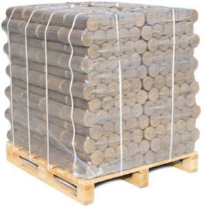PREMIUM Hartholzbriketts rund 960 kg Palette