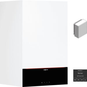 Viessmann Vitodens 200-W Gas Brennwert Therme 11 kW B2HF Regelung HMI Z019355