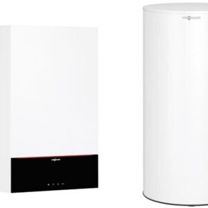 Viessmann Gas-Brennwert-Paket Vitodens 200-W mit Warmwasserspeicher Vitocell 100-W CVAA